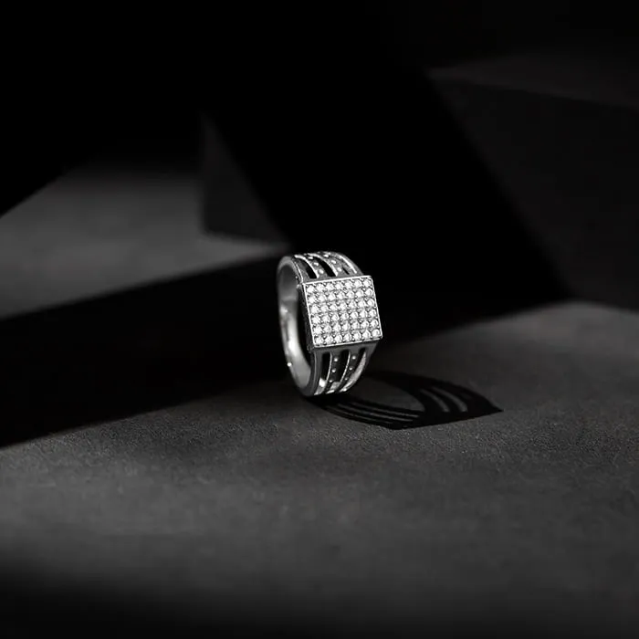 Silver Plethoric Ring For Him