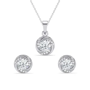 Silver Renzo Designer Jewellery Set