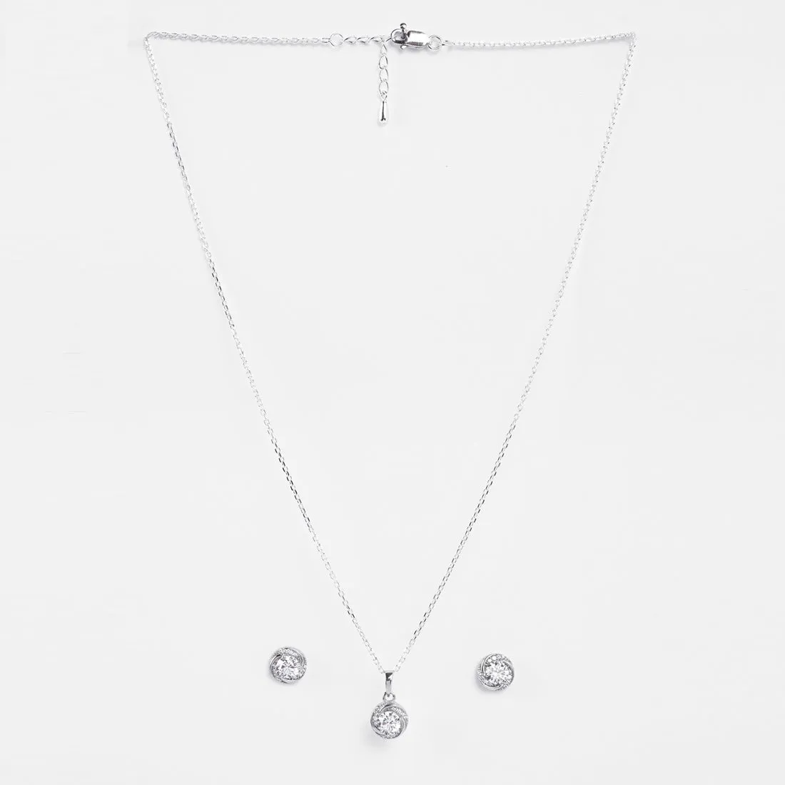 Silver Renzo Designer Jewellery Set