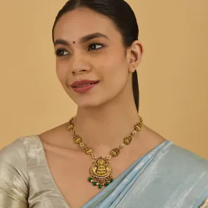 Silver Temple Necklace 170603