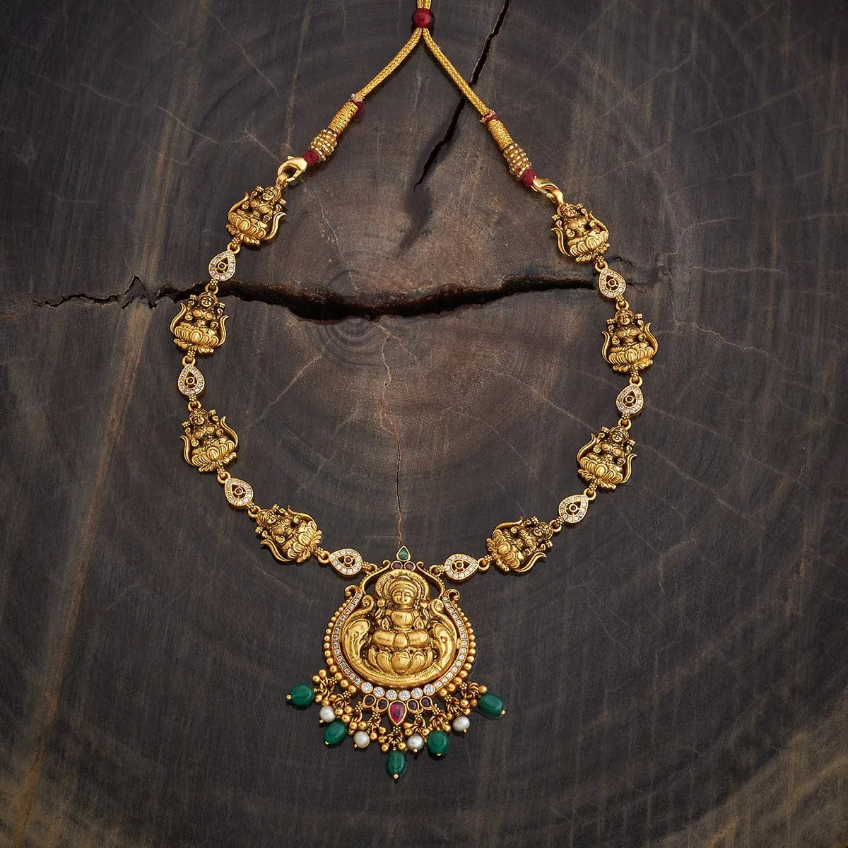 Silver Temple Necklace 170603