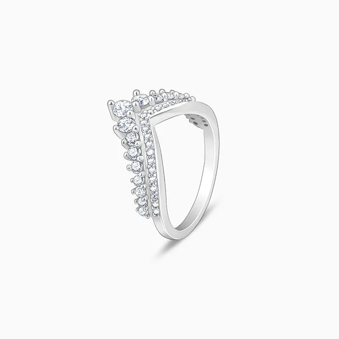 Silver Tiara Vanki Ring