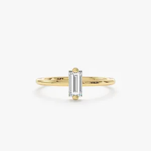 Single Baguette Diamond Ring, Sophia