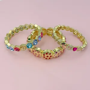 Smiley Sparkle Bracelet Set