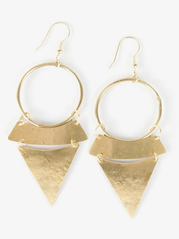 Stacked Sunra Earrings Gold