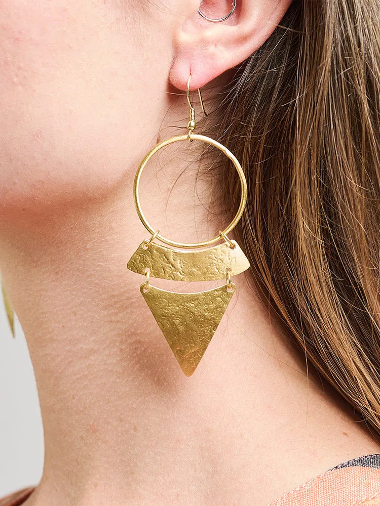 Stacked Sunra Earrings Gold