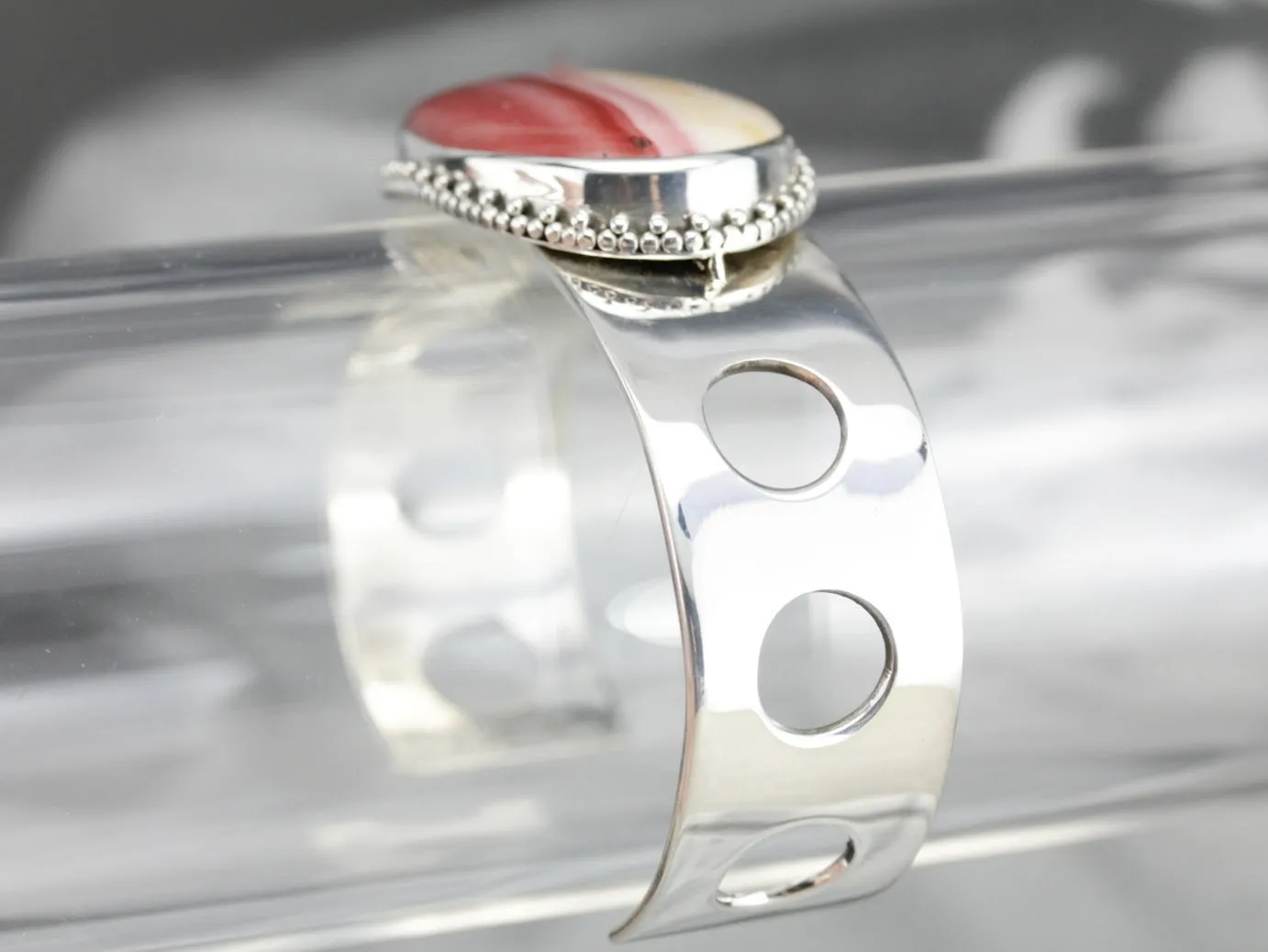 Sterling Silver Mookite Gemstone Bracelet