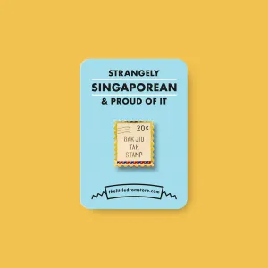 Strangely Singaporean Pin ?C Bak Jiu Tak Stamp