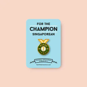 Strangely Singaporean Pin ?C Kiasu