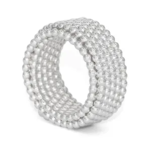 Tanja Friedrichs Sterling Silver Five Row Loope Band Ring