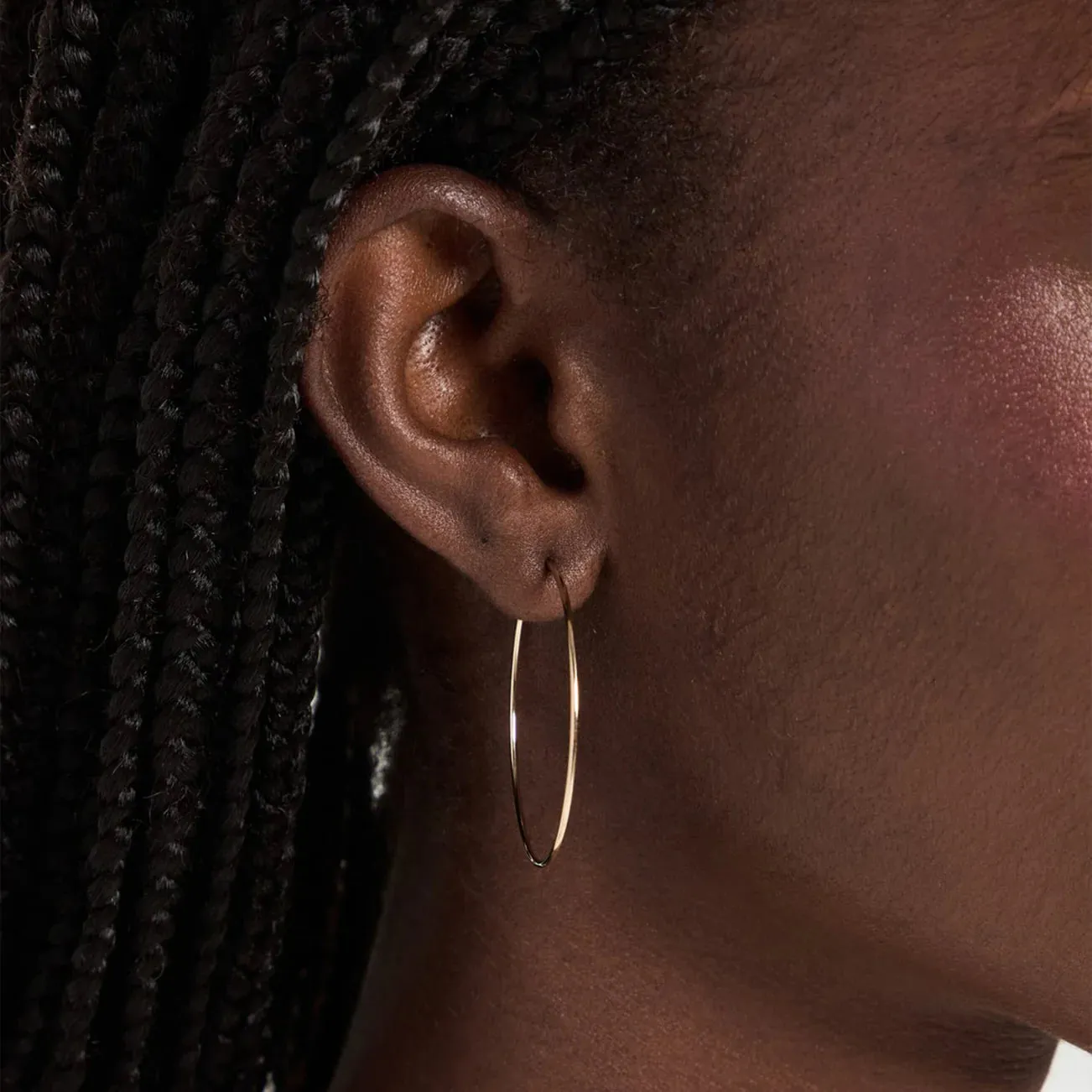 The Perfect Gold Hoop
