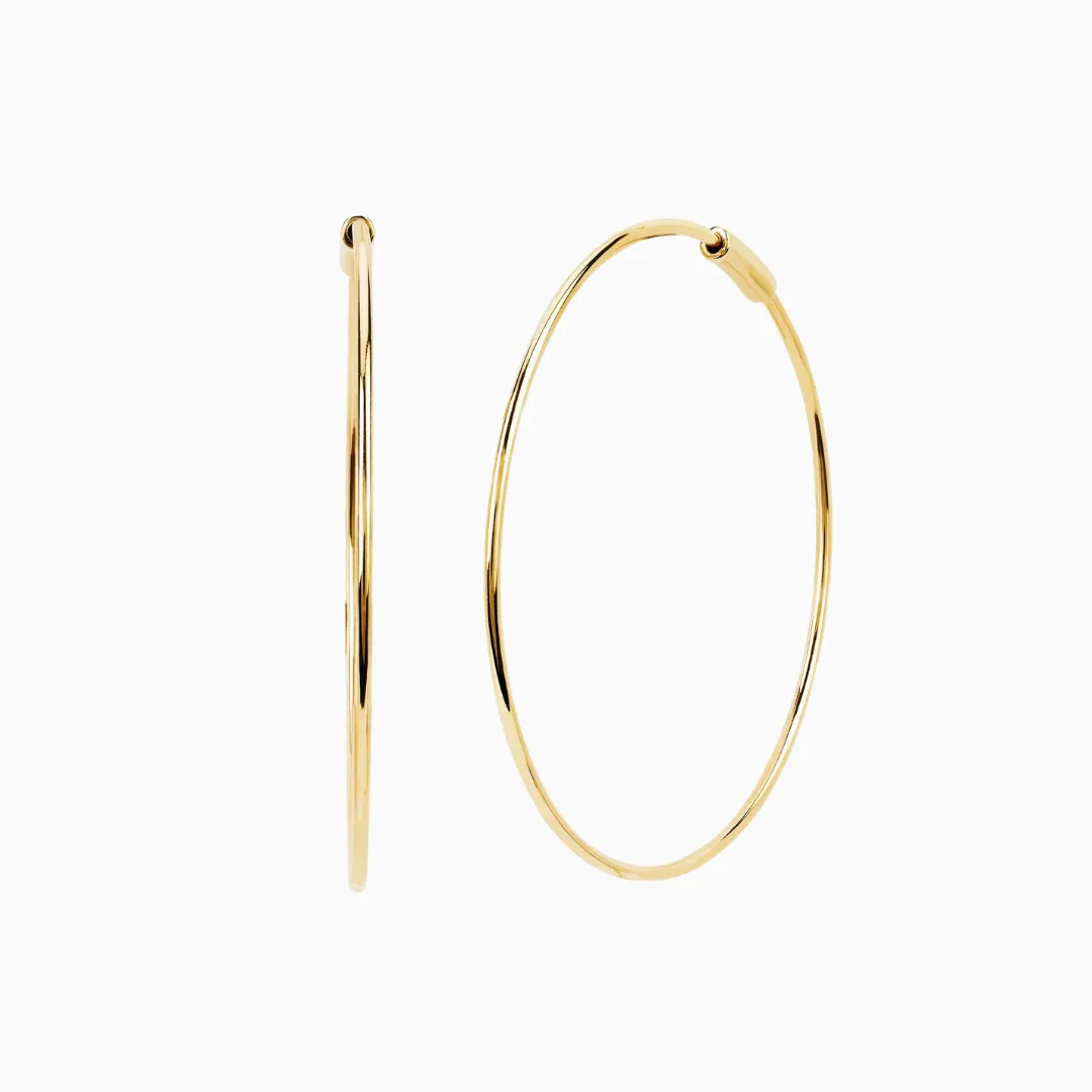 The Perfect Gold Hoop