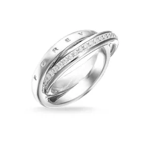 Thomas Sabo Glam And Soul Sterling Silver Zirconia Together Forever Ring