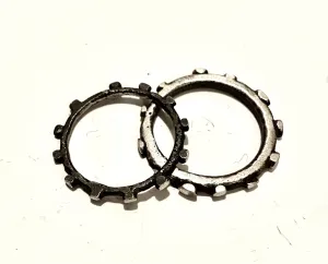 Tread band in Oxidized Sterling Silver