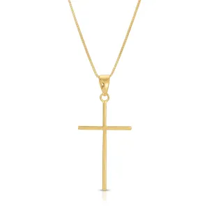 Vigil Cross Necklace - Gold