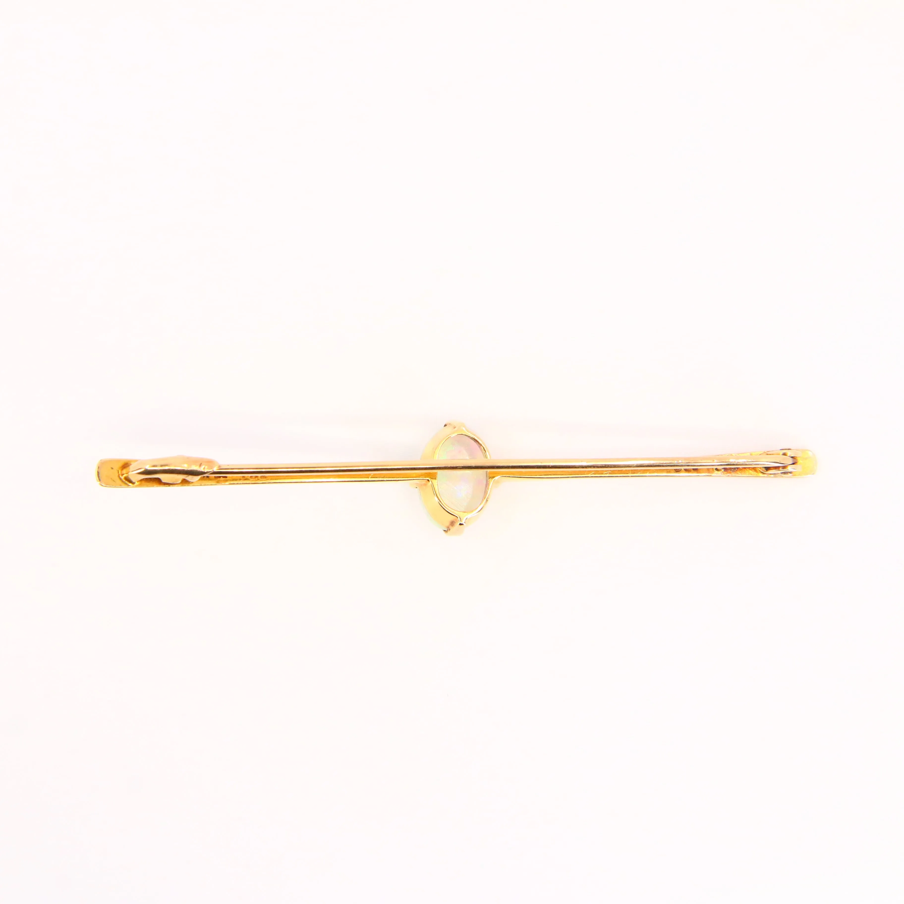 Vintage 9ct Opal Brooch 9 Carat Yellow Gold Antique Gift Boxed