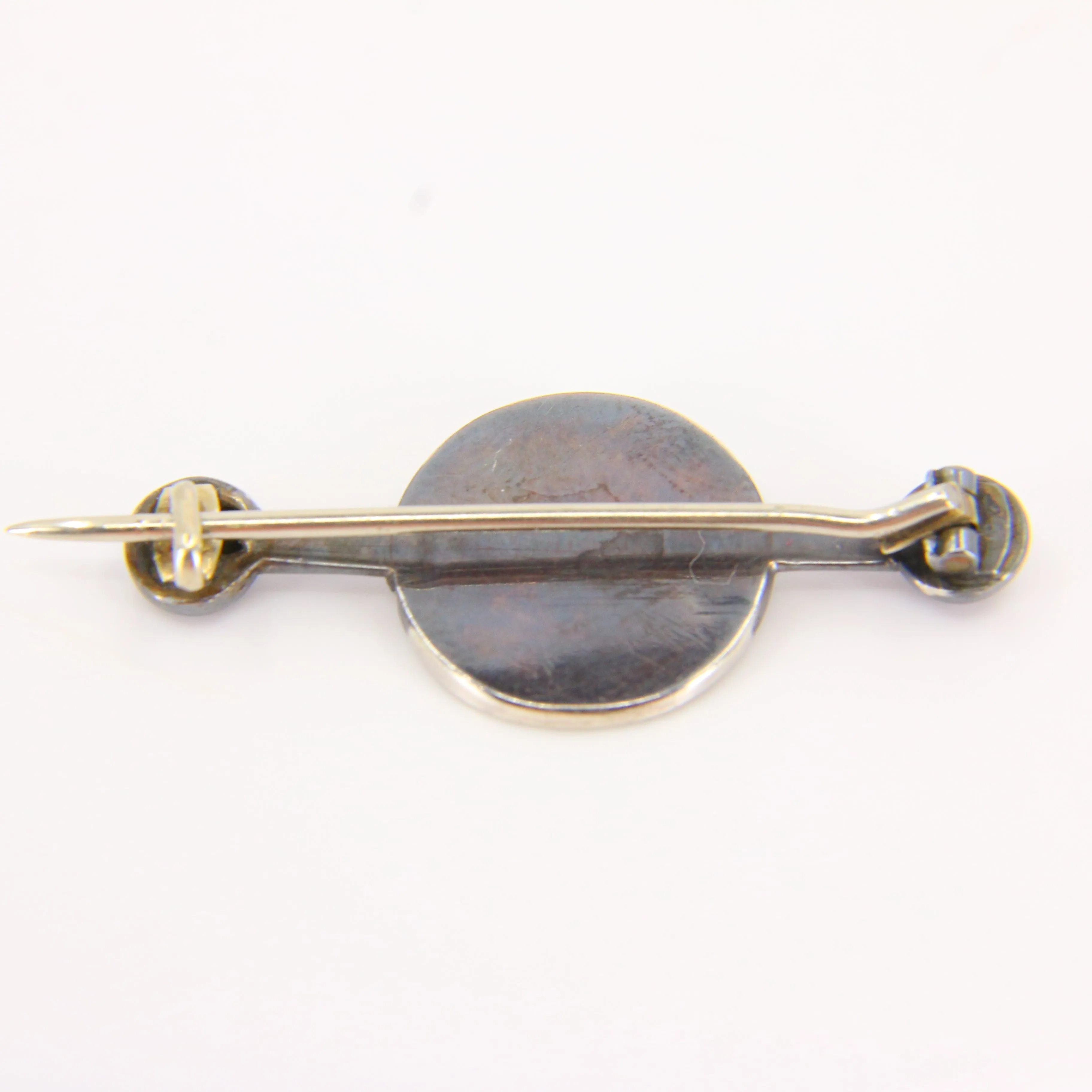 Vintage Silver Artisan Brooch Chinese "Blessing" Brooch Fine Jewellery