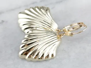 Vintage Yellow Gold Drop Earrings