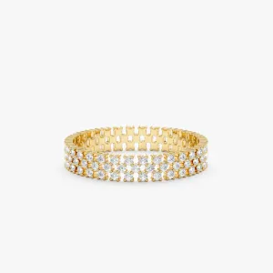 Wide Diamond Eternity Band, Maya