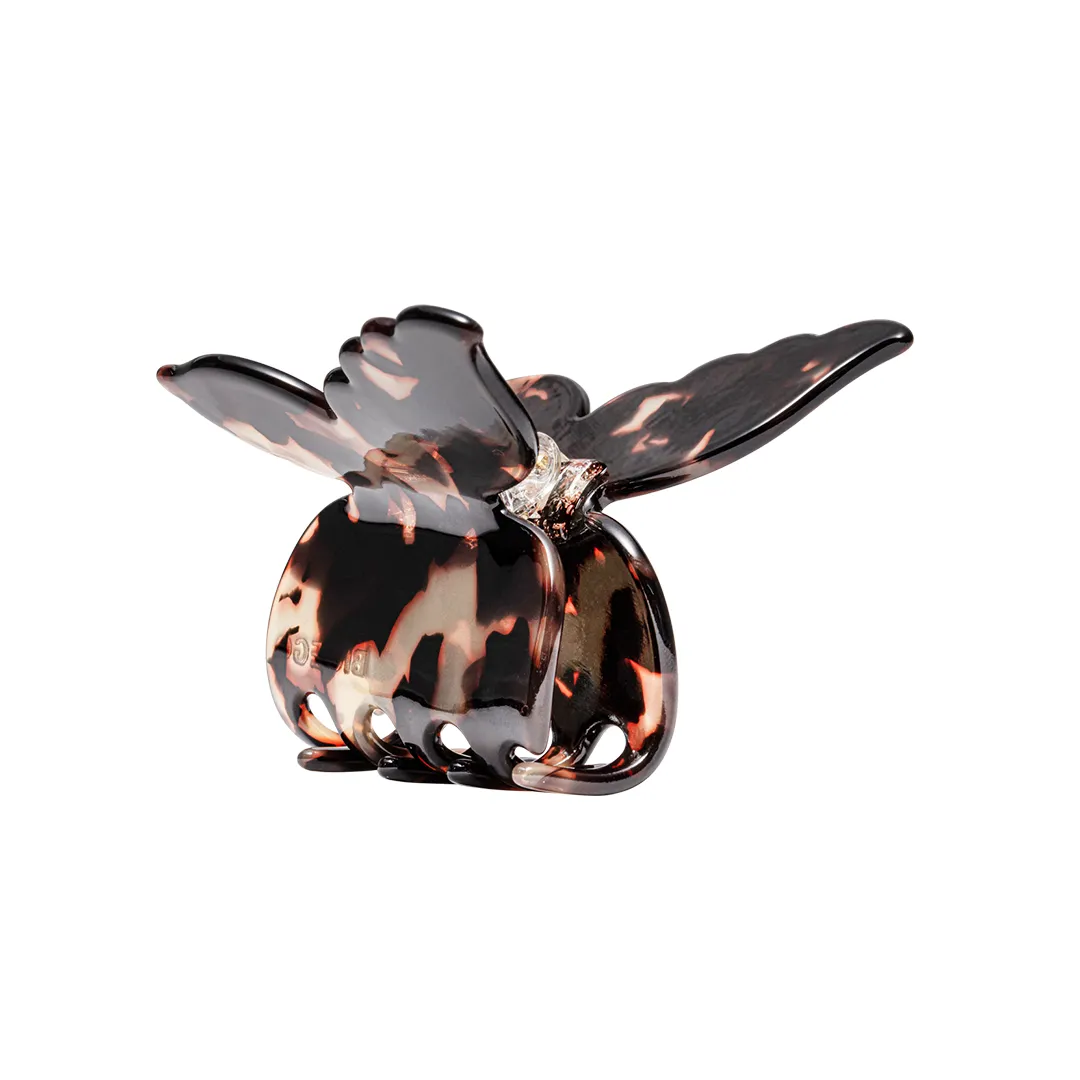 XL BUTTERFLY CLIP CACAO