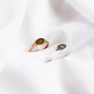 Yolanda - Stainless Steel Engraved Ring