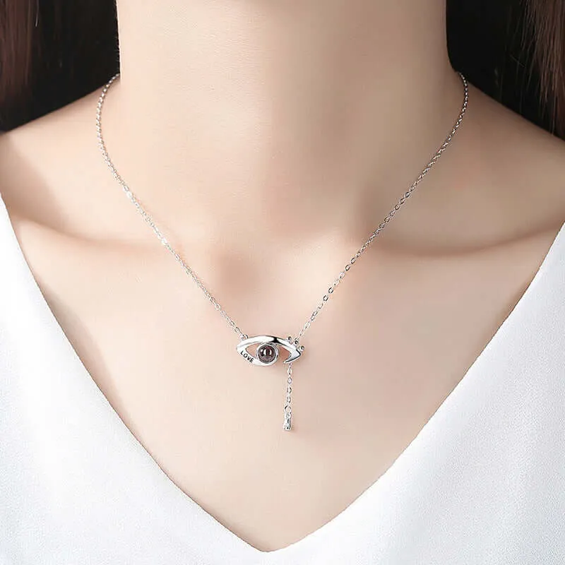 ????You Are The Only One In My Eyes???? Necklace With Picture Inside