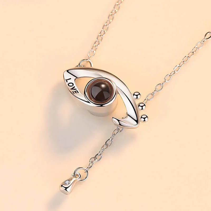 ????You Are The Only One In My Eyes???? Necklace With Picture Inside