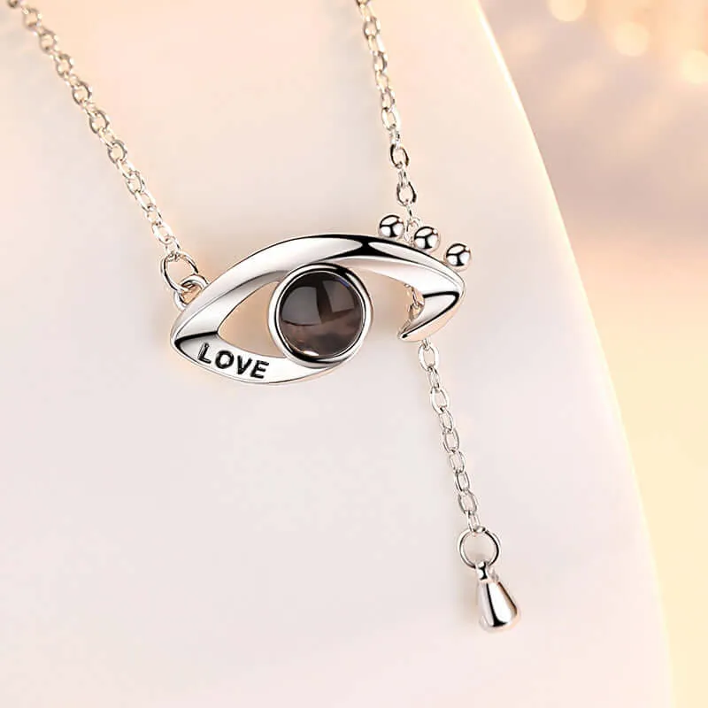 ????You Are The Only One In My Eyes???? Necklace With Picture Inside