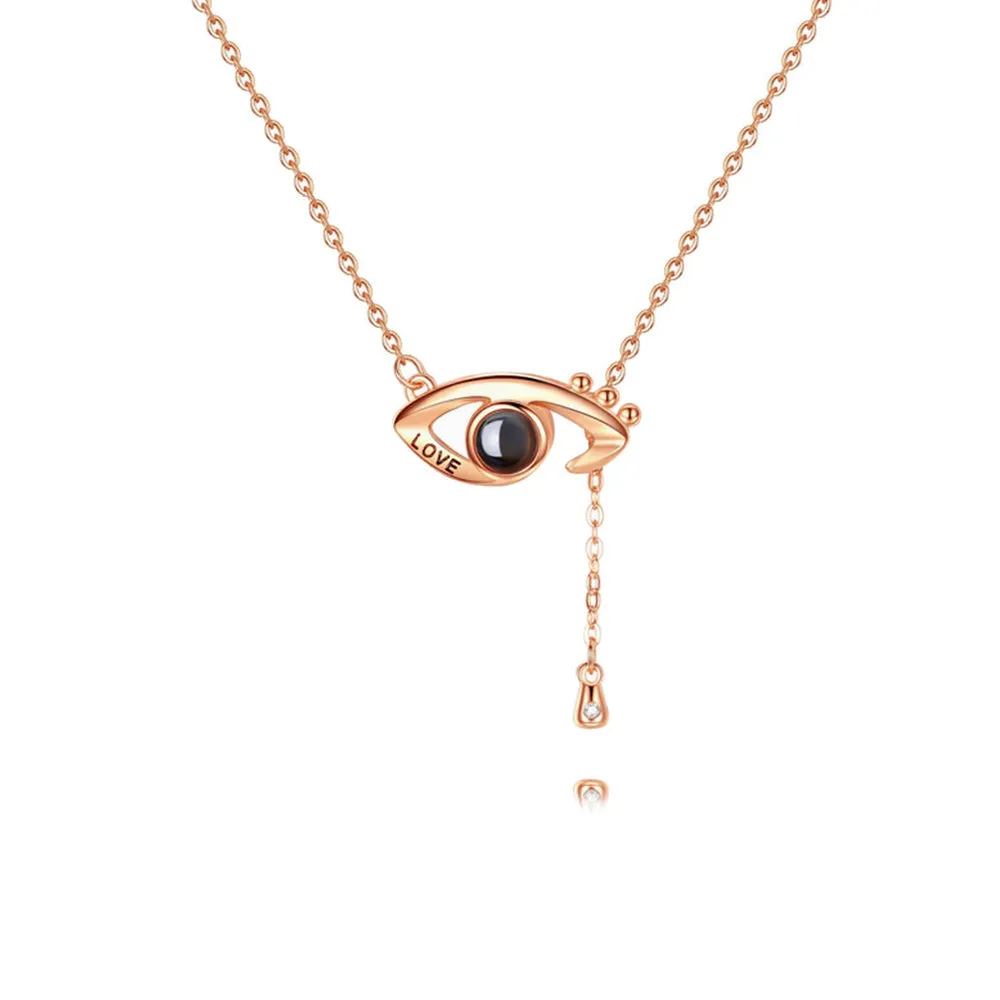 ????You Are The Only One In My Eyes???? Necklace With Picture Inside