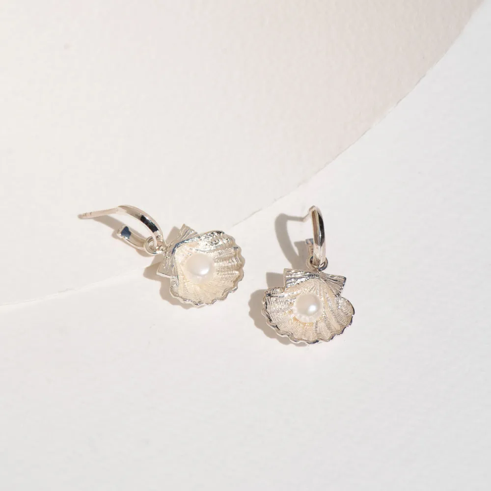 Zoe & Morgan x Walker & Hall Camino Pearl Earrings - Sterling Silver