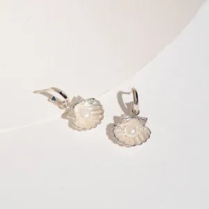 Zoe & Morgan x Walker & Hall Camino Pearl Earrings - Sterling Silver